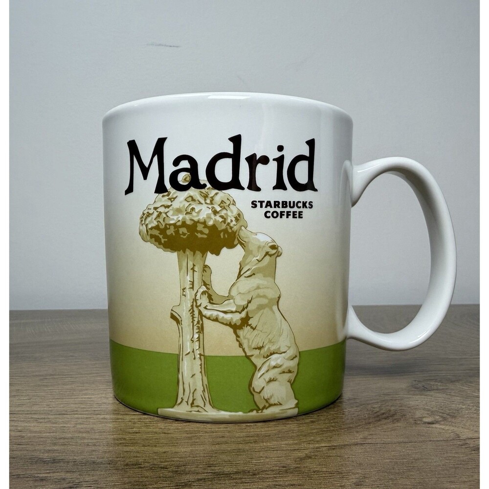 Starbucks Global Icon Collection Series Madrid Spain Travel Coffee Mug 16oz 2015